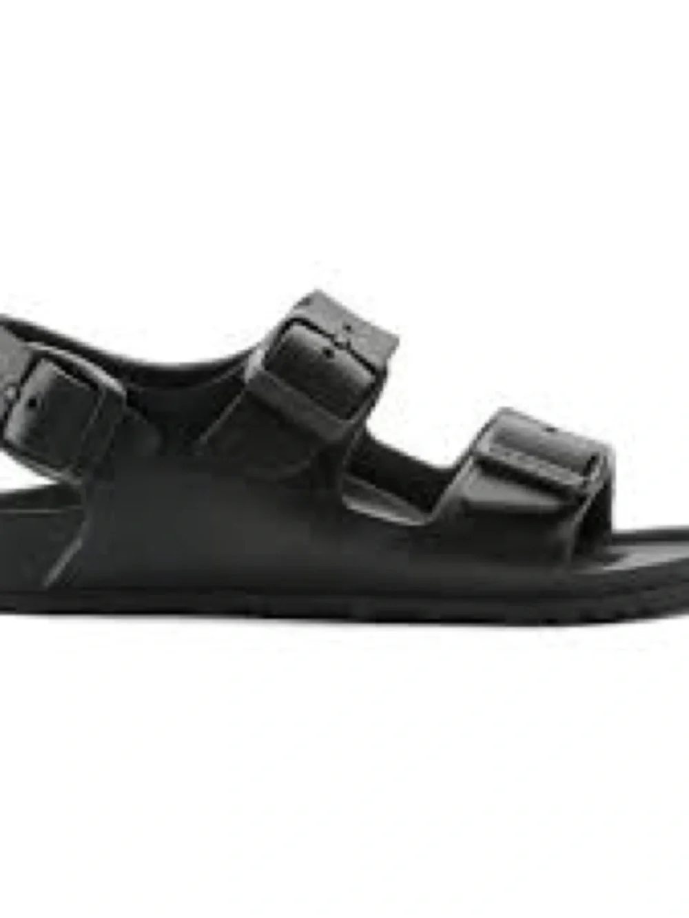 Birkenstock Black Kids Two-Strap Buckle Sandals